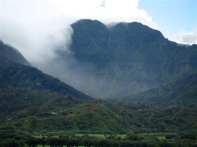 frequent cascading waterfalls